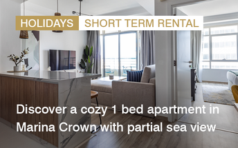 Cozy 1 Bedroom Apartment in a Tourist destination in Marina Crown