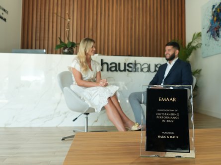 haus & haus awarded Outstanding Performance for 2022 by Emaar